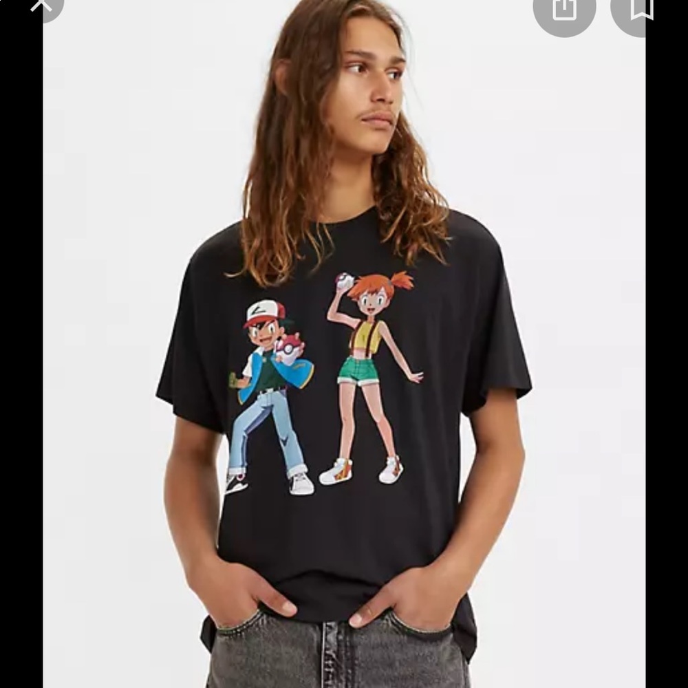 Pokémon x Levi 25 year anniversary shirt